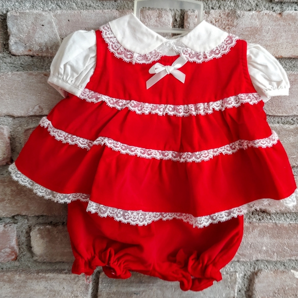 Vintage velvet 3 piece dress set